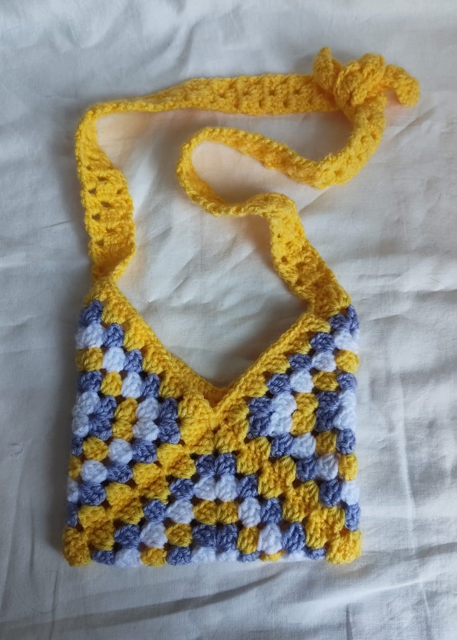 Adjustable Sling Bag- Crochet