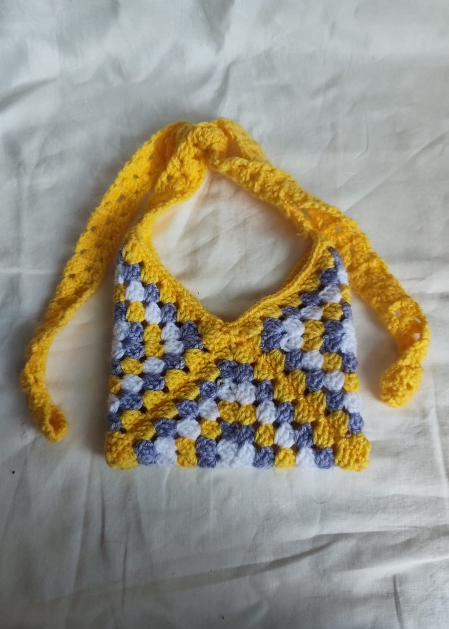 Adjustable Sling Bag- Crochet